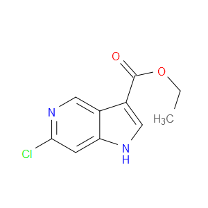 ETHYL 6-CHLORO-1H-PYRROLO[3,2-C]PYRIDINE-3-CARBOXYLATE - Click Image to Close