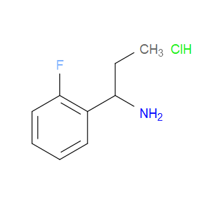 1-(2-FLUOROPHENYL)PROPAN-1-AMINE HYDROCHLORIDE