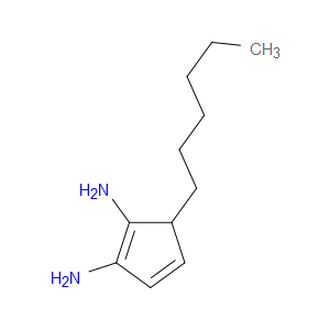5-HEXYLCYCLOPENTA-1,3-DIENE-1,2-DIAMINE