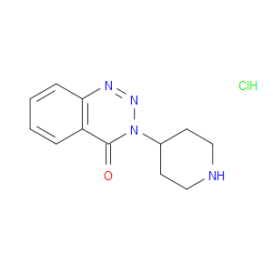 3-(PIPERIDIN-4-YL)BENZO[D][1,2,3]TRIAZIN-4(3H)-ONE HYDROCHLORIDE - Click Image to Close