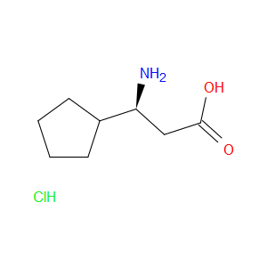 (S)-3-AMINO-3-CYCLOPENTYLPROPANOIC ACID HYDROCHLORIDE - Click Image to Close