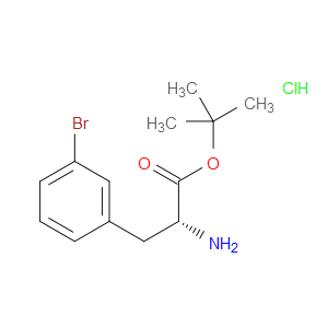 (R)-TERT-BUTYL 2-AMINO-3-(3-BROMOPHENYL)PROPANOATE HYDROCHLORIDE