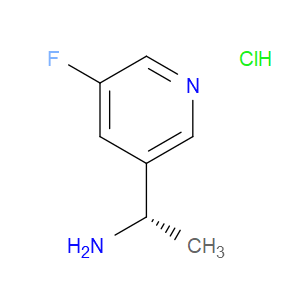(S)-1-(5-FLUOROPYRIDIN-3-YL)ETHANAMINE HYDROCHLORIDE
