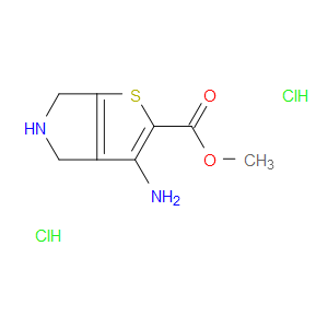 METHYL 3-AMINO-5,6-DIHYDRO-4H-THIENO[2,3-C]PYRROLE-2-CARBOXYLATE DIHYDROCHLORIDE