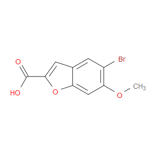 5-BROMO-6-METHOXYBENZOFURAN-2-CARBOXYLIC ACID - Click Image to Close