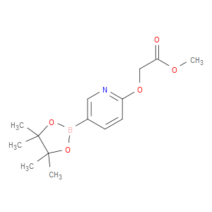 METHYL 2-((5-(4,4,5,5-TETRAMETHYL-1,3,2-DIOXABOROLAN-2-YL)PYRIDIN-2-YL)OXY)ACETATE