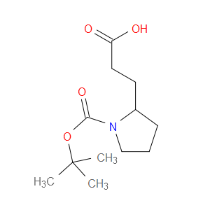 2-(2-CARBOXY-ETHYL)-PYRROLIDINE-1-CARBOXYLIC ACID TERT-BUTYL ESTER