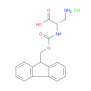 (S)-2-((((9H-FLUOREN-9-YL)METHOXY)CARBONYL)AMINO)-3-AMINOPROPANOIC ACID HYDROCHLORIDE - Click Image to Close