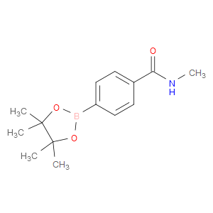 N-METHYL-4-(4,4,5,5-TETRAMETHYL-1,3,2-DIOXABOROLAN-2-YL)BENZAMIDE - Click Image to Close