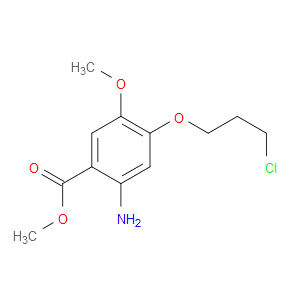 METHYL 2-AMINO-4-(3-CHLOROPROPOXY)-5-METHOXYBENZOATE
