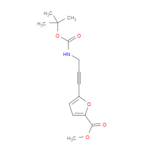 METHYL 5-(3-((TERT-BUTOXYCARBONYL)AMINO)PROP-1-YN-1-YL)FURAN-2-CARBOXYLATE - Click Image to Close