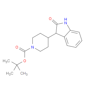 TERT-BUTYL 4-(2-OXOINDOLIN-3-YL)PIPERIDINE-1-CARBOXYLATE - Click Image to Close