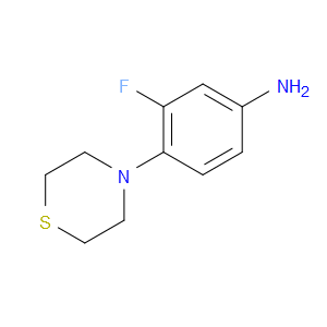 3-FLUORO-4-THIOMORPHOLINOANILINE