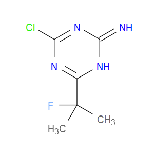 4-CHLORO-6-(2-FLUOROPROPAN-2-YL)-1,3,5-TRIAZIN-2-AMINE