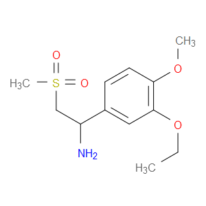 1-(3-ETHOXY-4-METHOXYPHENYL)-2-(METHYLSULFONYL)ETHANAMINE