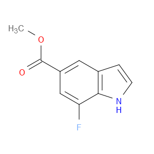 METHYL 7-FLUORO-1H-INDOLE-5-CARBOXYLATE - Click Image to Close