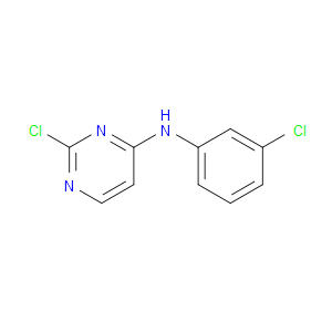 2-CHLORO-N-(3-CHLOROPHENYL)PYRIMIDIN-4-AMINE