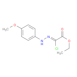 ETHYL 2-CHLORO-2-(2-(4-METHOXYPHENYL)HYDRAZONO)ACETATE