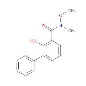 2-HYDROXY-N-METHOXY-N-METHYL-[1,1'-BIPHENYL]-3-CARBOXAMIDE
