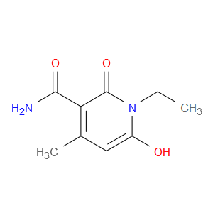 1-ETHYL-1,2-DIHYDRO-6-HYDROXY-4-METHYL-2-OXO-3-PYRIDINECARBOXAMIDE