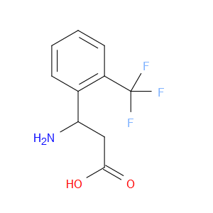 3-AMINO-3-(2-(TRIFLUOROMETHYL)PHENYL)PROPANOIC ACID - Click Image to Close