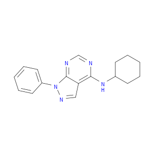 N-CYCLOHEXYL-1-PHENYL-1H-PYRAZOLO[3,4-D]PYRIMIDIN-4-AMINE