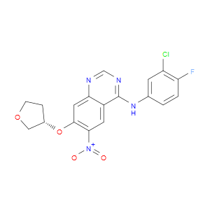 (S)-N-(3-CHLORO-4-FLUOROPHENYL)-6-NITRO-7-((TETRAHYDROFURAN-3-YL)OXY)QUINAZOLIN-4-AMINE
