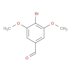 4-BROMO-3,5-DIMETHOXYBENZALDEHYDE - Click Image to Close