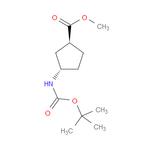 (1S,3S)-N-BOC-1-AMINOCYCLOPENTANE-3-CARBOXYLIC ACID METHYL ESTER - Click Image to Close