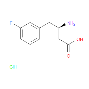 (R)-3-AMINO-4-(3-FLUOROPHENYL)BUTANOIC ACID HYDROCHLORIDE - Click Image to Close