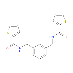 N,N'-(1,3-PHENYLENEBIS(METHYLENE))BIS(THIOPHENE-2-CARBOXAMIDE)
