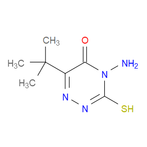 4-AMINO-6-(TERT-BUTYL)-3-MERCAPTO-4,5-DIHYDRO-1,2,4-TRIAZIN-5-ONE - Click Image to Close