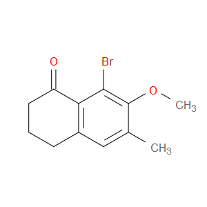 8-BROMO-7-METHOXY-6-METHYL-3,4-DIHYDRONAPHTHALEN-1(2H)-ONE - Click Image to Close