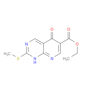 ETHYL 2-(METHYLTHIO)-5-OXO-5,8-DIHYDROPYRIDO[2,3-D]PYRIMIDINE-6-CARBOXYLATE