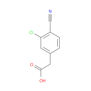 2-(3-CHLORO-4-CYANOPHENYL)ACETIC ACID