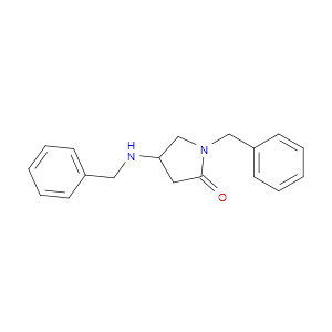 1-BENZYL-4-(BENZYLAMINO)PYRROLIDIN-2-ONE - Click Image to Close