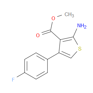 METHYL 2-AMINO-4-(4-FLUOROPHENYL)THIOPHENE-3-CARBOXYLATE