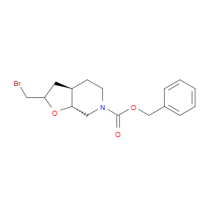 TRANS-BENZYL 2-(BROMOMETHYL)HEXAHYDROFURO[2,3-C]PYRIDINE-6(2H)-CARBOXYLATE