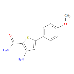 3-AMINO-5-(4-METHOXYPHENYL)-2-THIOPHENECARBOXAMIDE
