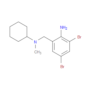 N-(2-AMINO-3,5-DIBROMOBENZYL)-N-CYCLOHEXYL-N-METHYLAMINE