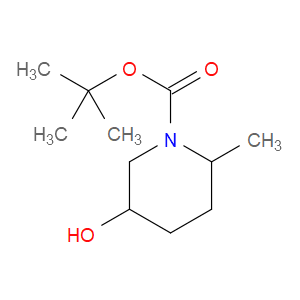 TERT-BUTYL 5-HYDROXY-2-METHYLPIPERIDINE-1-CARBOXYLATE