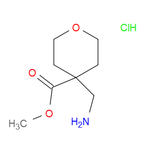METHYL 4-(AMINOMETHYL)OXANE-4-CARBOXYLATE HYDROCHLORIDE - Click Image to Close