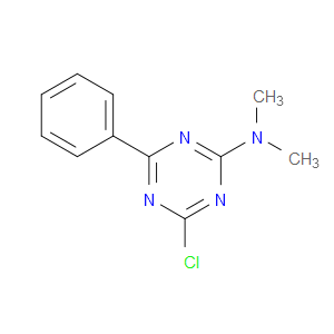 4-CHLORO-N,N-DIMETHYL-6-PHENYL-1,3,5-TRIAZIN-2-AMINE - Click Image to Close