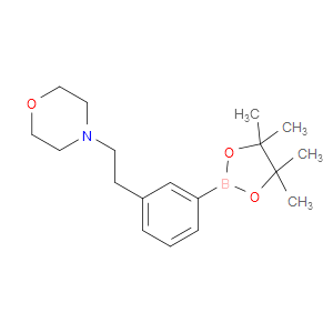4-(3-(4,4,5,5-TETRAMETHYL-1,3,2-DIOXABOROLAN-2-YL)PHENETHYL)MORPHOLINE