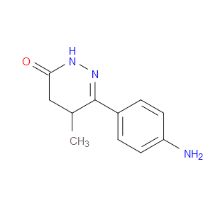 6-(4-AMINOPHENYL)-4,5-DIHYDRO-5-METHYL-3(2H)-PYRIDAZINONE