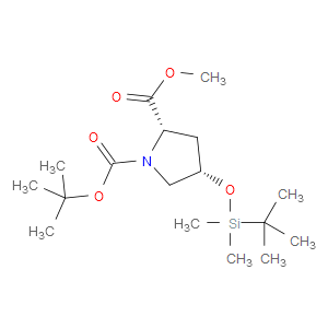 (2S,4S)-1-TERT-BUTYL 2-METHYL 4-((TERT-BUTYLDIMETHYLSILYL)OXY)PYRROLIDINE-1,2-DICARBOXYLATE