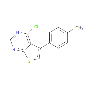 4-CHLORO-5-(4-METHYLPHENYL)THIENO[2,3-D]PYRIMIDINE