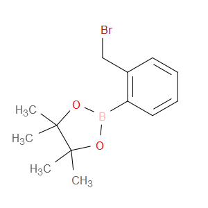 2-(2-(BROMOMETHYL)PHENYL)-4,4,5,5-TETRAMETHYL-1,3,2-DIOXABOROLANE