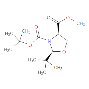 (2S,4R)-3-TERT-BUTYL 4-METHYL 2-TERT-BUTYLOXAZOLIDINE-3,4-DICARBOXYLATE - Click Image to Close