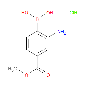 (2-AMINO-4-(METHOXYCARBONYL)PHENYL)BORONIC ACID HYDROCHLORIDE - Click Image to Close